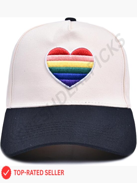 Rainbow Pride Trucker Hat Unisex Vintage Adjustable Baseball Cap Cotton main image 5